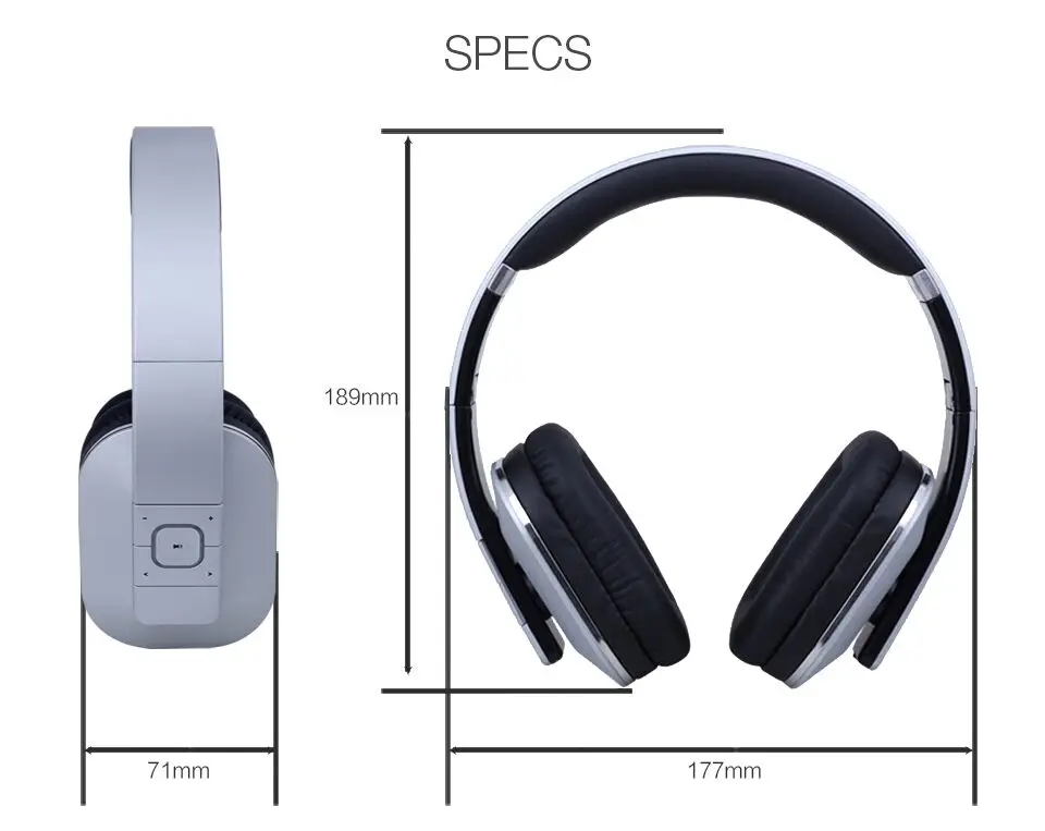 August EP650 Over Ear Blueooth Headphones aptX