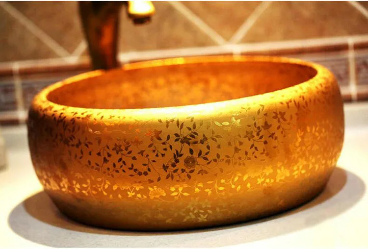 Художественная раковина для ванной комнаты с Круглым Верхом|sink food|sink filtersink outlet |