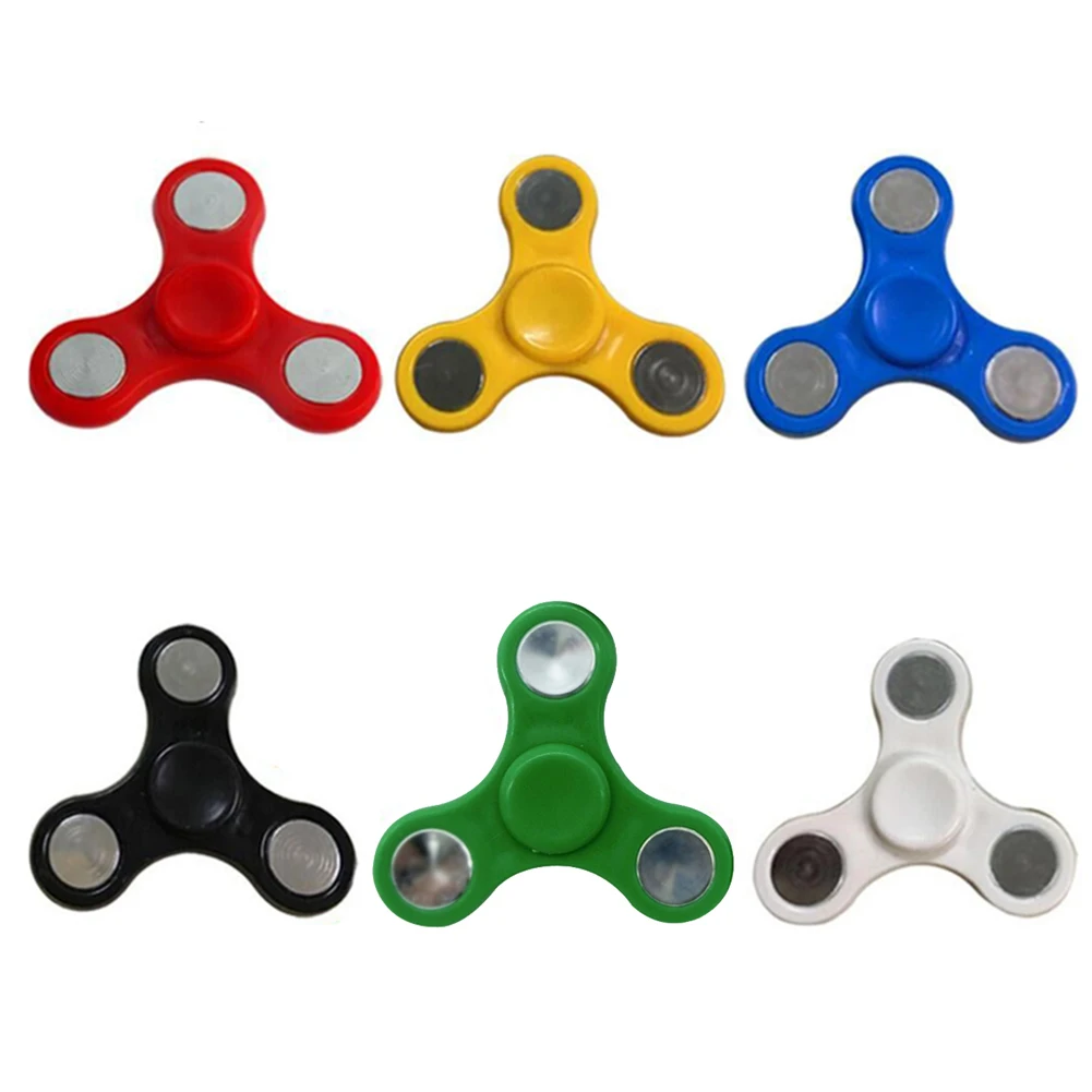 

VKTECH 3pcs/lot Tri-Spinner Fidget Toy Plastic EDC Hand Spinner For Autism and ADHD Rotation Time Long Anti Stress Toys