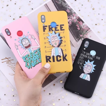 

For Xiaomi Mi Redmi Note 5 6 7 8 9 10 lite Pro Plus Rick and Morty Memes Fan Cartoon Candy Silicone Phone Case Capa Fundas