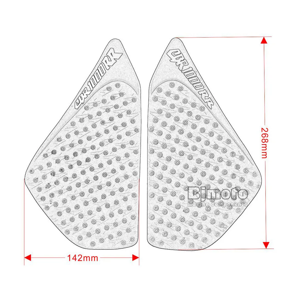 Стикеры мотоцикла Танк Pad защита бака Стикеры для Honda CBR1000RR CBR 1000RR CBR1000 RR 2004 2005 2006 2007