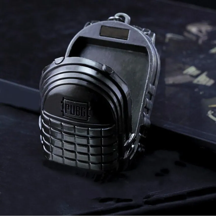  Game PUBG Playerunknown's Battlegrounds Cosplay Costumes Props Alloy Level 3 Backpack Model Key Cha
