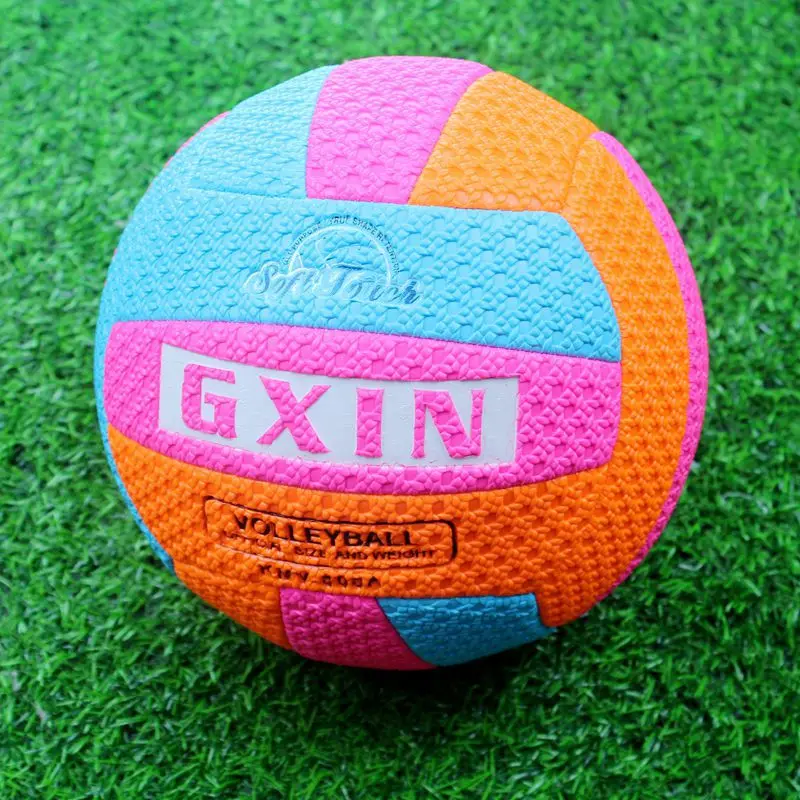 

PU Soft Volleyball Ball Professional Training Competition Ball 5# Outdoor Gym Sports Beach Ball Student Competition Ball Durable