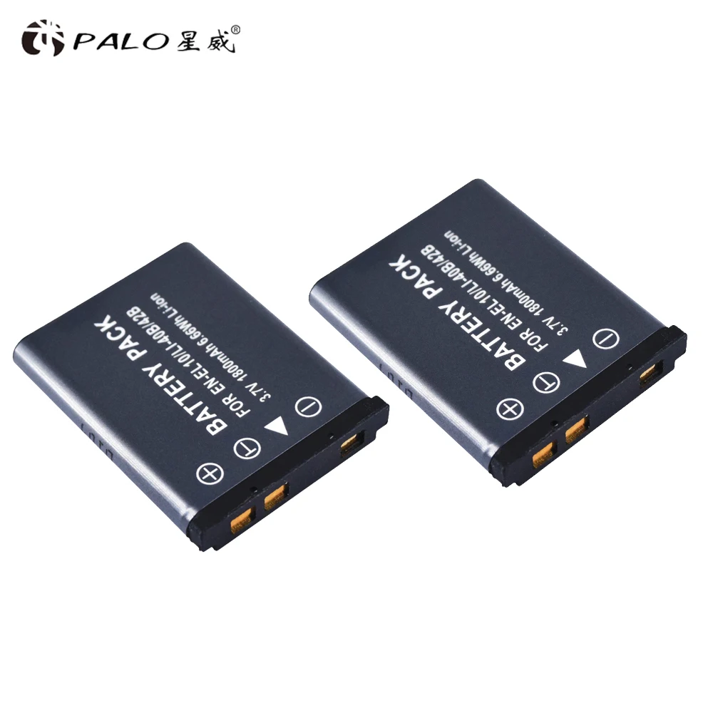 

2018 new 2pcs camera EL10 40B battery 3.7V 1800mah li-ion battery for OLYMPUS U700 U710 FE230 FE340 FE290 FE360