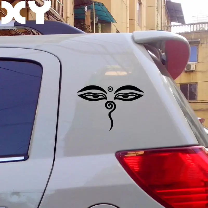 

Peace Symbol Buddha-eye Car Sticker for Rear Windshield and Any Where of the Car Body Drop Shipping
