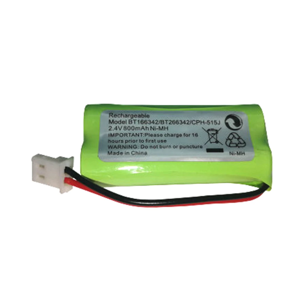 2 шт 2,4 V 800mAh Ni-MH аккумулятор для беспроводного домашнего телефона at& T BT166342 BT266342 TL32100 TL90070