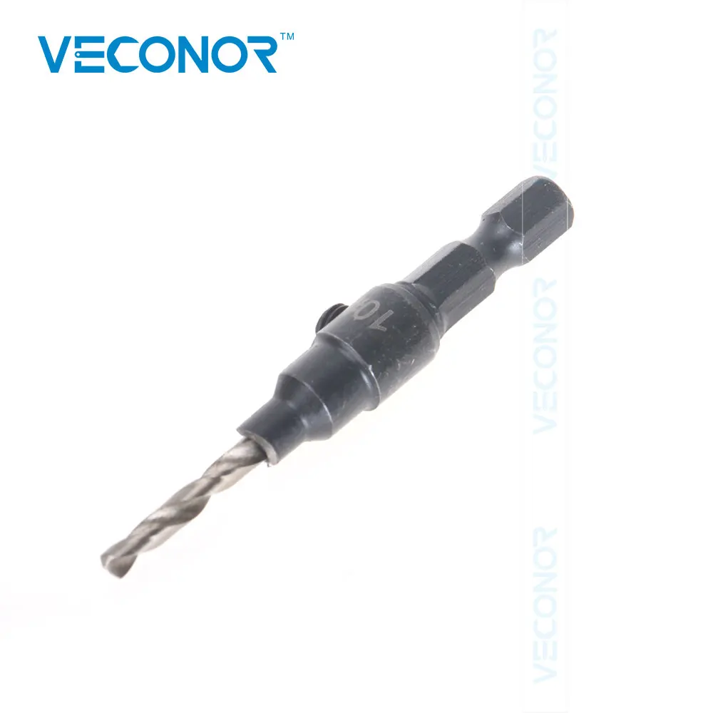 5PCS #5 #6 #8 #10 #12 Countersink Drill Woodworking Drill Bit Set Drilling Pilot Holes High Quality For Screw Sizes 5PCS #5 #6 #8 #10 #12 Countersink Drill Woodworking Drill Bit Set Drilling Pilot Holes High Quality For Screw Sizes