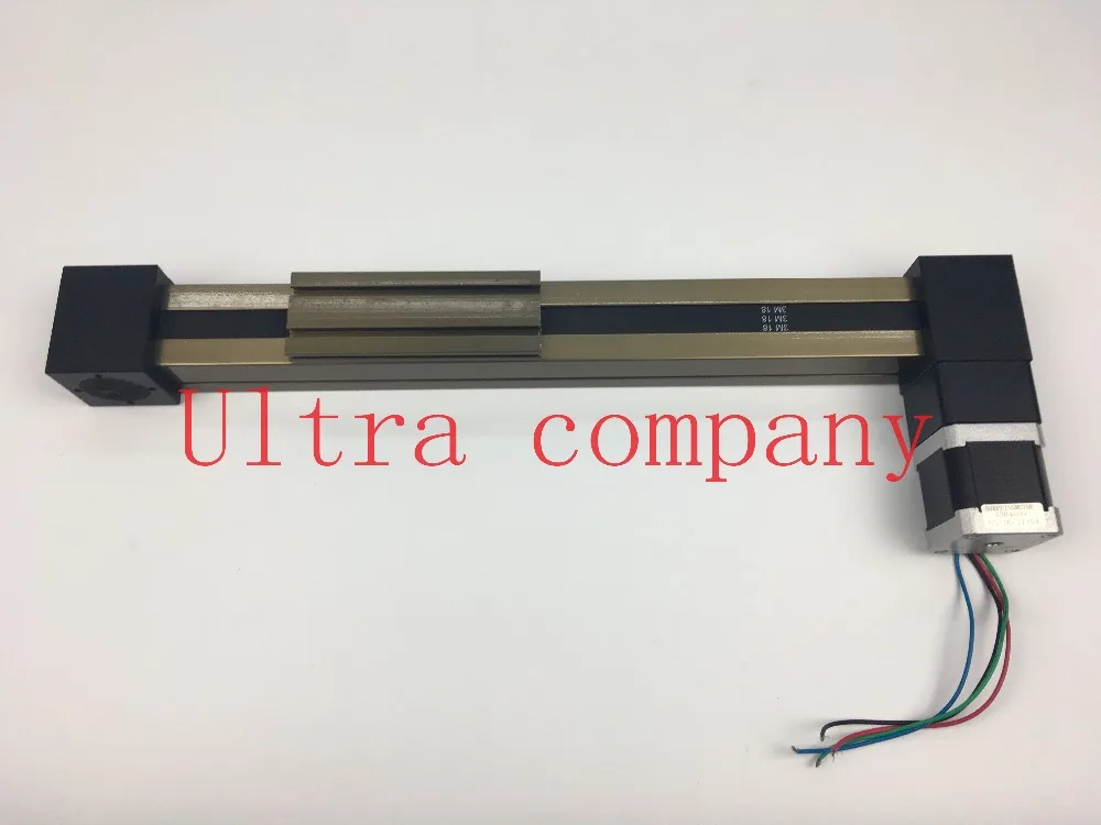

MF 3M Timing Belt Effective Stroke Lenght 200mm Linear Slide Module Guide Sliding Rail Systems +57 Nema 23 Stepper Motor CNC