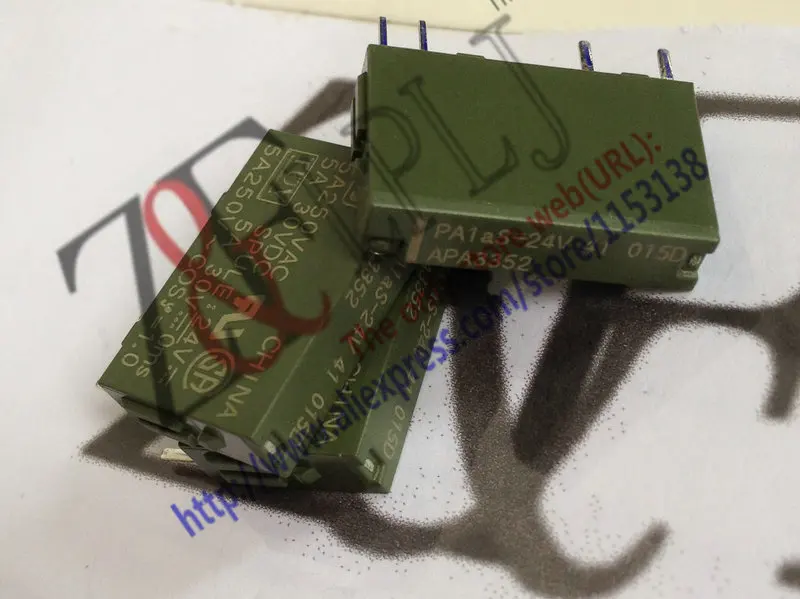 2 Pezzi Relè 24V 5A 4 Pin PA1aS-24V APA3352 Compatibile Panasonic