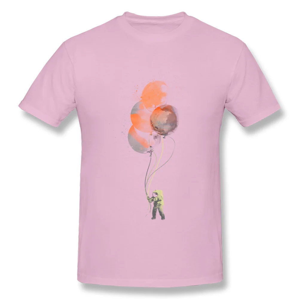 The Retro Spacemans Trip Summer Cotton O Neck Tees Short Sleeve Family T Shirt Prevalent Casual T Shirt Top Quality The Retro Spacemans Trip pink