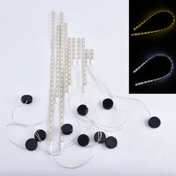 

Waterproof 5cm/ 10cm/ 20cm/ 30cm/ 50cm Battery Powered LED Strip 5050 SMD Flexible LED Strip String Light Warm White/ White RGB