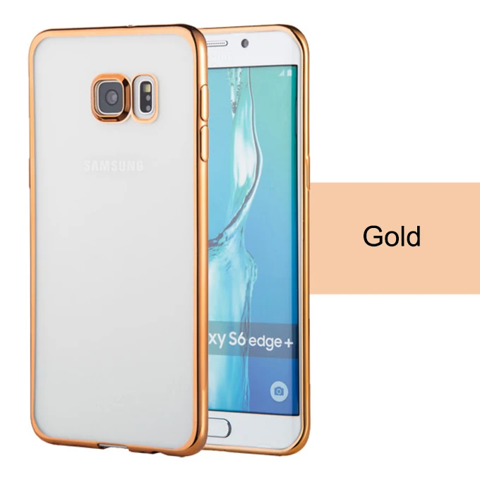 Роскошный чехол Nephy с рамкой из ТПУ для Samsung Galaxy S5 S6 S7 Edge Plus ультратонкий