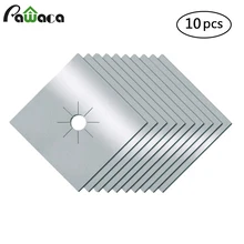 10 шт многоразовые газовые горелки крышки модернизированная толщина антипригарная плита горелки вкладыши газа Диапазон протекторы для кухонного использования