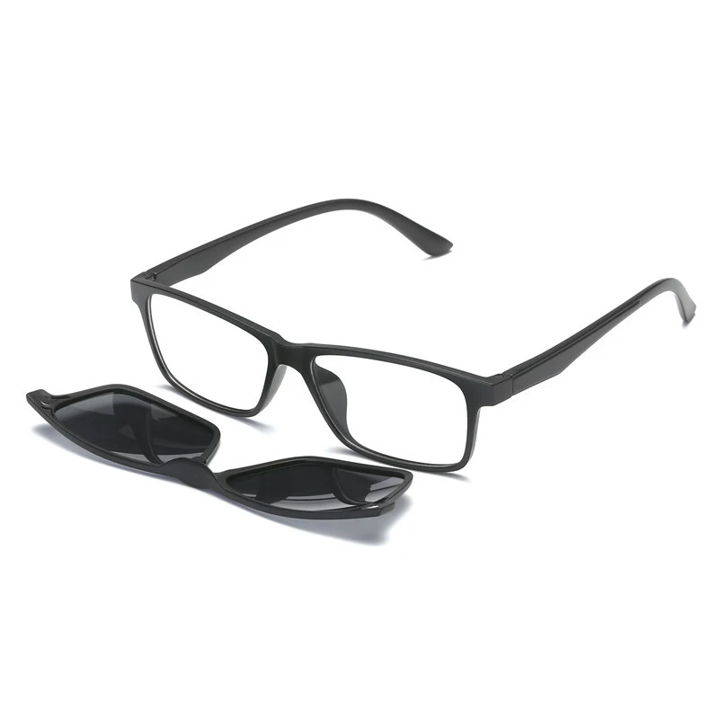 Магнитная очки набор оправа для очков с 5 шт. клип на солнцезащитные очки для женщин для мужчин поляризованные зеркальные линзы