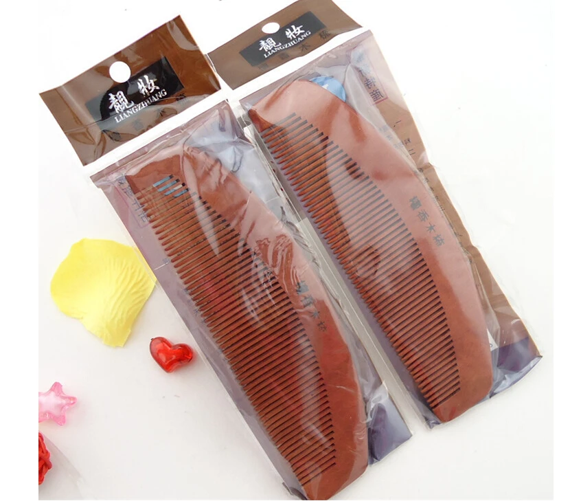 

60 pieces /lot 17cm ebony comb Professional wooden hair Combs.