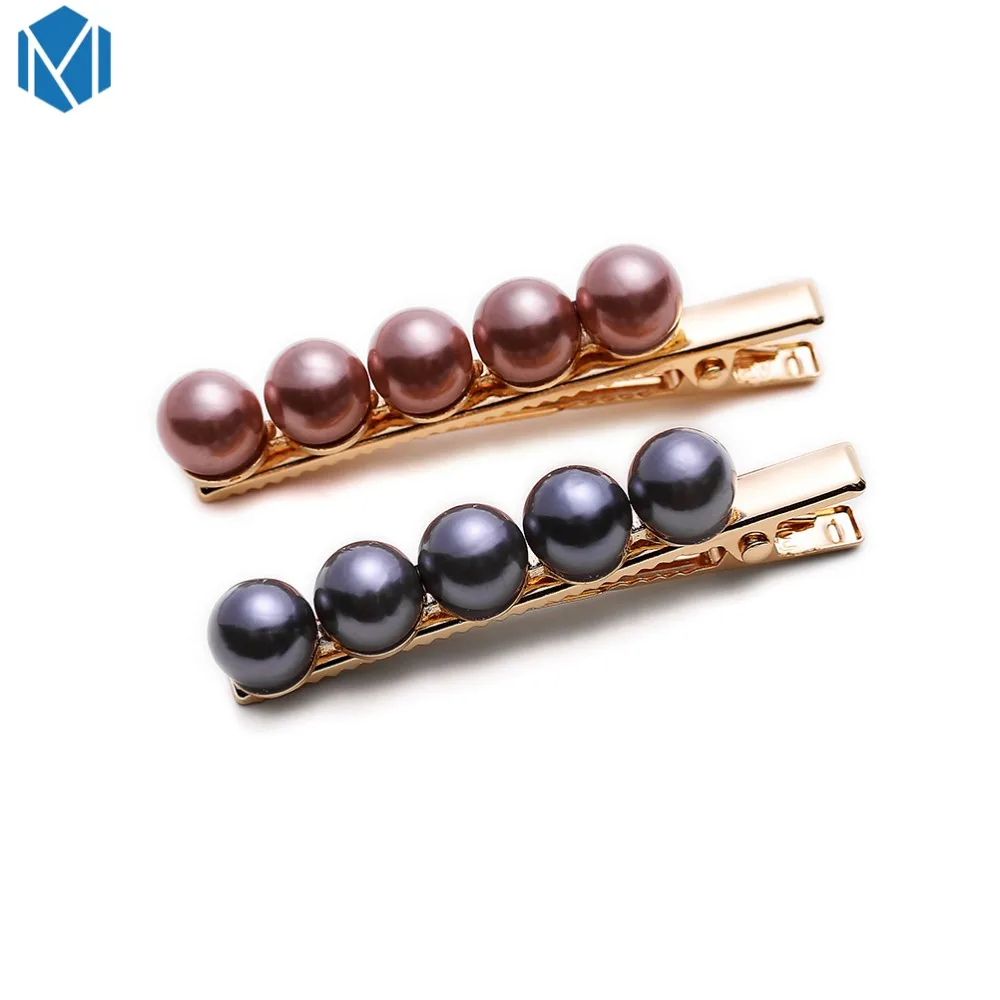 

2PC/3PC New Fashion Hair Clips for Women Beads Hairgrip New Arrival Stylish Hairpins Girls Gift Barrettes Party accesorios pelo