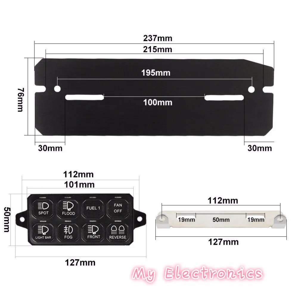 8-SWITCH PANEL POWER SYSTEM 4X4 JEEP CAR BOAT CARAVAN WHEELING BAZEL STYLE (9)_meitu_5
