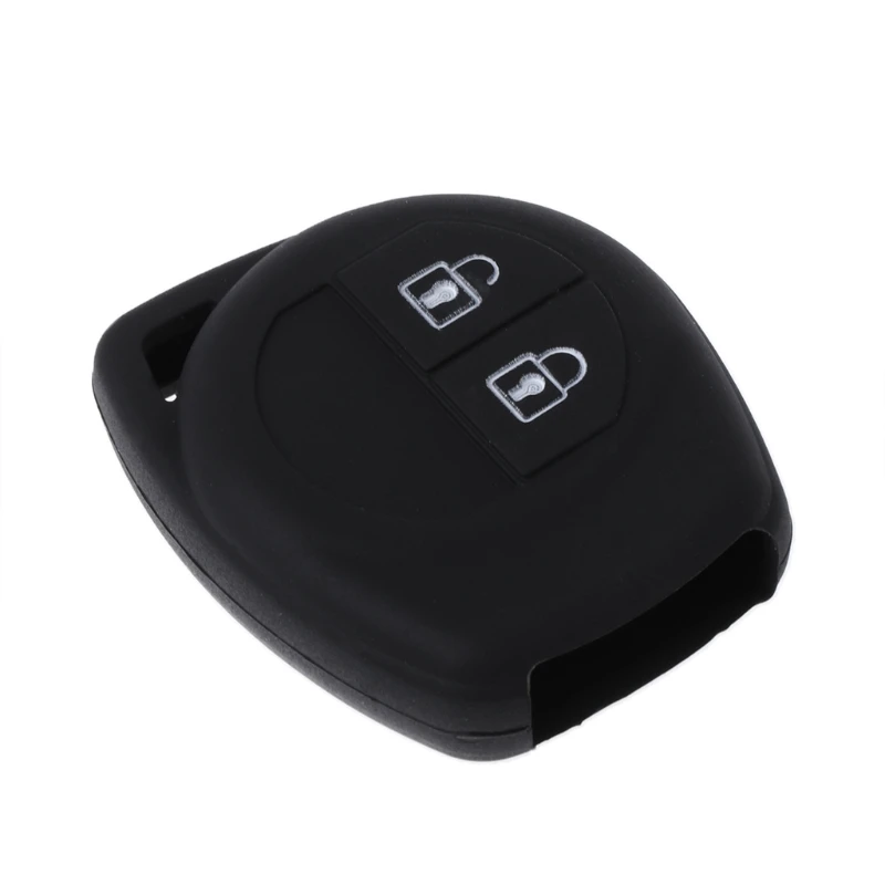 

Car Styling 2 Buttons Silicone Remote Key Cover Holder Case Fob For Suzuki SX4 Swift Vitara