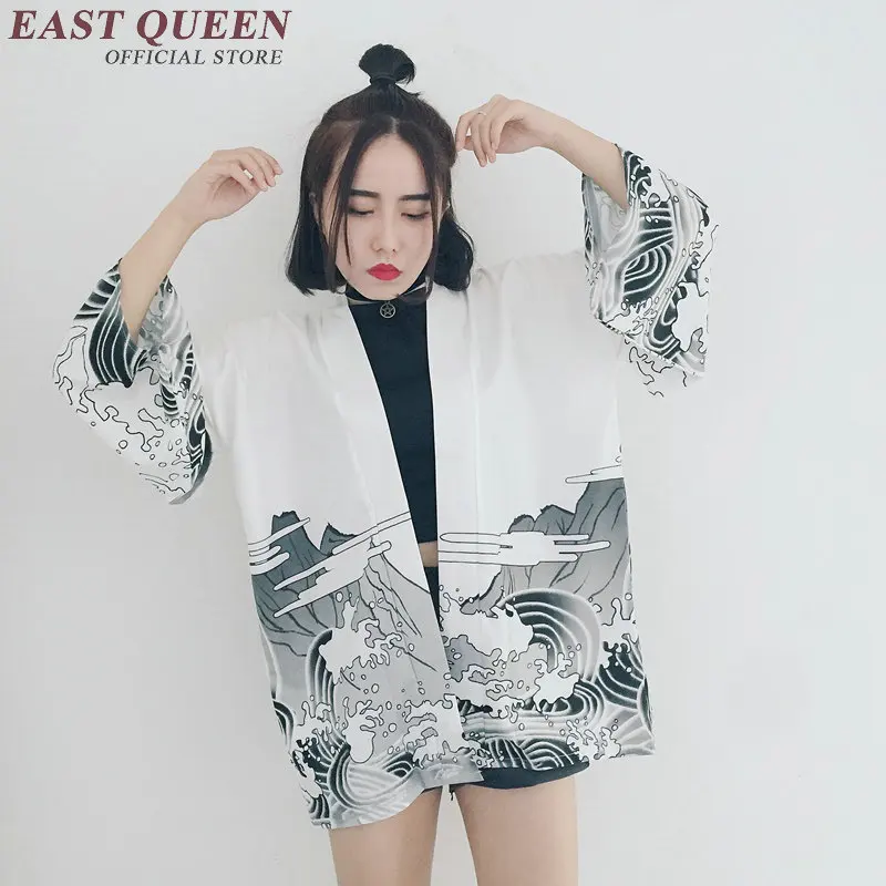 Japanese kimono shirt beach kimono cardigan women summer traditional japanese kimono yukata japanese traditional kimonos NN0802