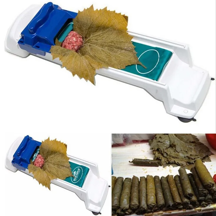 Brand New High Quality Stuffed Grape & Cabbage Leaf Rolling Tool Roller Machine Kitchen Supplies
