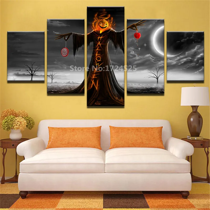 Home-Decor-Canvas-Painting-Wall-Art-Frame-HD-Prints-5-Pieces-Halloween-Night-Pumpkin-Poster-Living.jpg_640x640