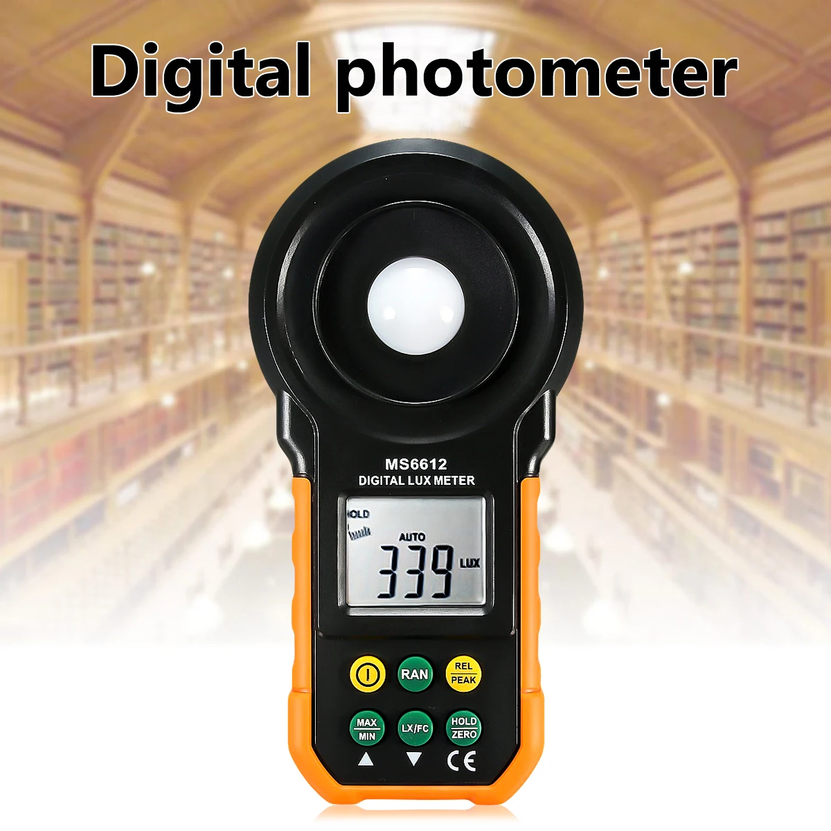 

Digital Luxmeter Digital photometer 200,000 Lux Light Meter Test Spectra Auto Range Illuminometer Measure