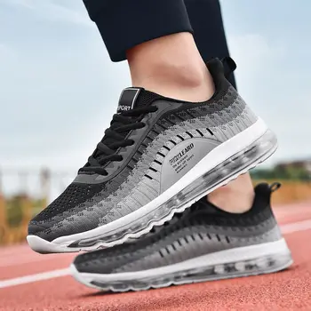 

2019 Light Weight Cheap Men Sport Shoes Lace Up Classic Trainers Comfort Running Exercise Breathable Mesh Summer Outdoor Shoes