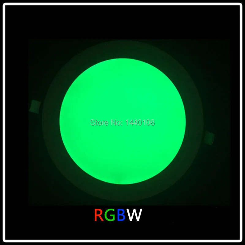 

7pcs/lot RGBW Led Panel Light ac85-265v 24w and 34w LED downlight Round LED panel / painel light lamp for bedroom luminaire