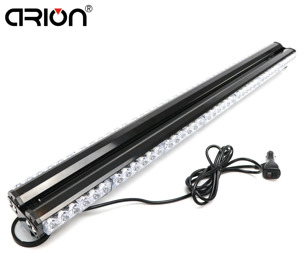 

41" 84 LED DOUBLE SIDE WORK LIGHT BAR POLICE BEACON WARNING STROBE EMERGENCY LIGHTBAR RED BLUE AMBER YELLOW WHITE MAGNETIC BASE