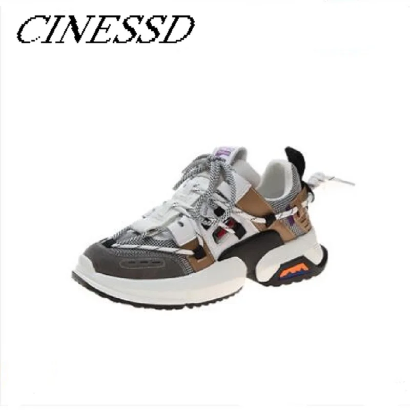 

Women's sneaker 2019 summer women breathable web celebrity versatile harajuku ulzzang high platform sneaker