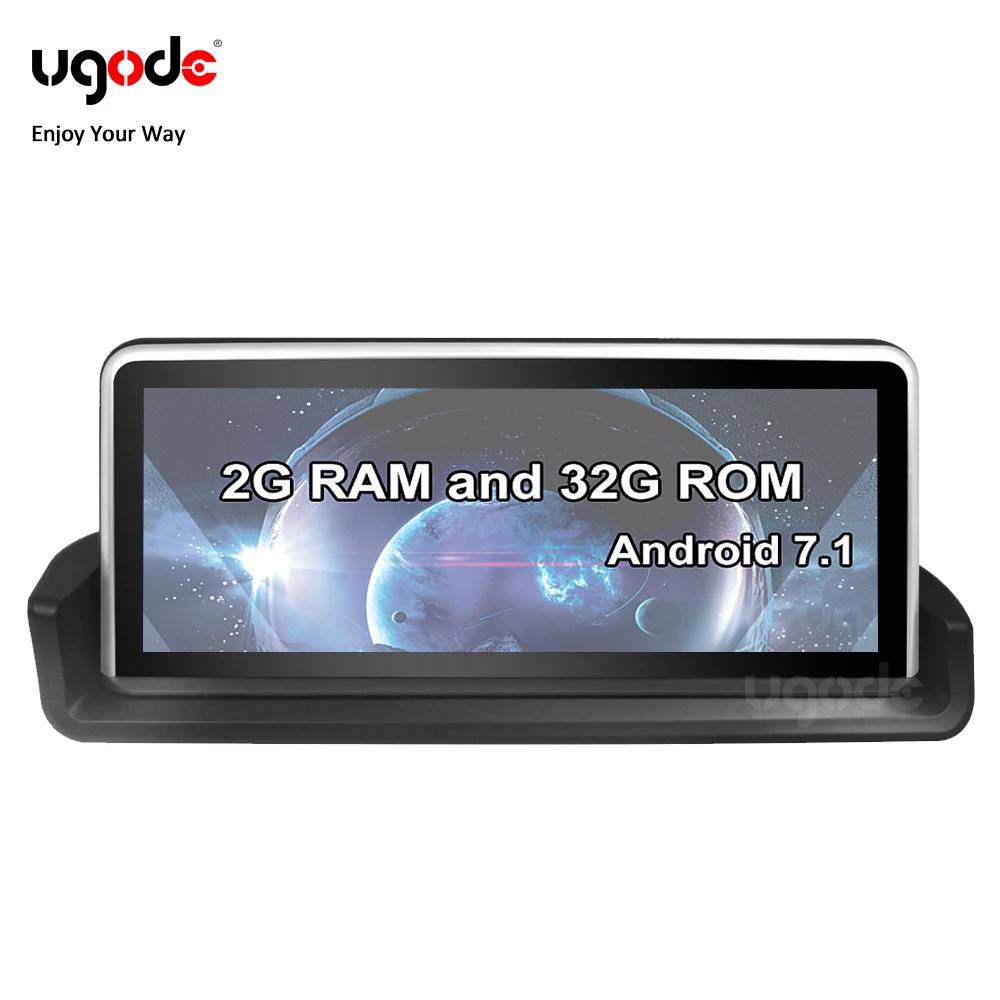 Ugode 10.25" IPS Screen Android 7.1 Car Video Stereo Autoradio GPS Navigation Multimedia system for BMW E90 E91 E92 E93 idrive