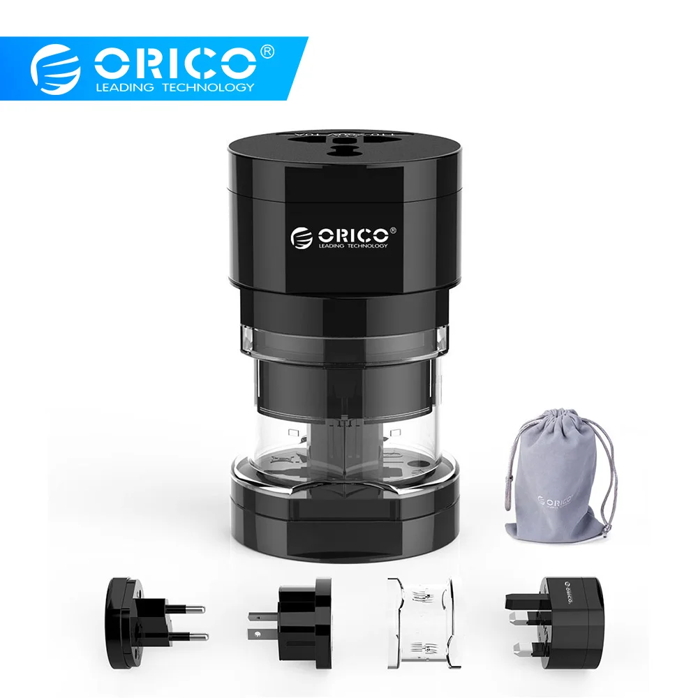 

ORICO Electrical Universal Adapter Plug All in One International Travel Adapter Travel Socket USB Power Charger Converter