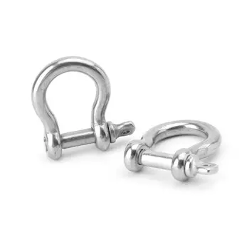 

2pcs Outdoor Survival Paracord Bracelets Anchor Shackle Screw Pin Shackle Buckle Outdoor Accessories W20