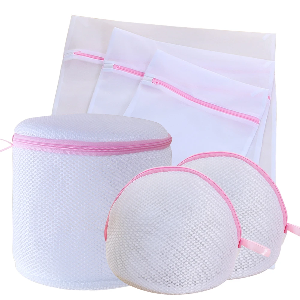 Buy 6pcs/Set Polyester Laundry Bags Women Bra