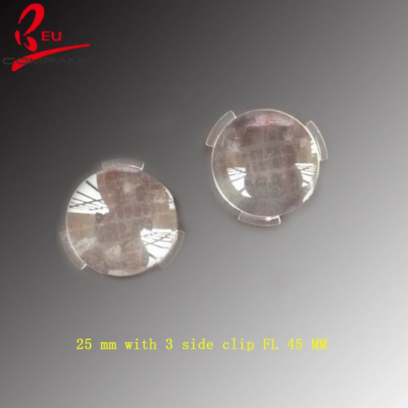 25MM acrylic lenses with 3 side clip