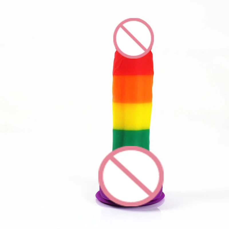 Rainbow Horse Dildo