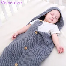 Новорожденное детское супер-мягкое пеленка одеяла в полоску Вязаные изделия для младенцев корзина Одеяло Лето Кондиционер малыша постельные принадлежности