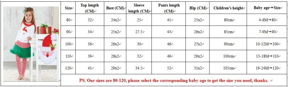 Новое поступление, рождественская детская одежда, комплект из 2 предметов: футболка с длинными рукавами+ юбка-пачка с леггинсами/милый костюм для девочки