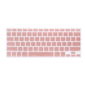 Silicone Keyboard Cover Protector Skin for Apple Macbook Pro MAC 13 15 Air 13 Soft keyboard stickers 9 Colors