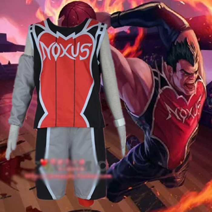 

Dunkmaster Darius Cosplay Costume Halloween Uniform Outfit Full Set Custom-made