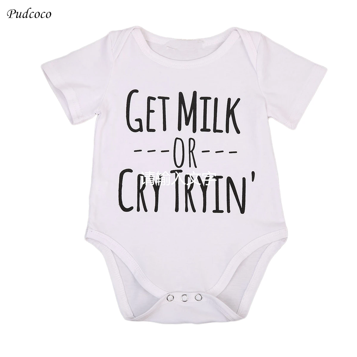 

Cotton Baby Boy Girl Clothes Summer Newborn short sleeve Bodysuit Sunsuit Outfits