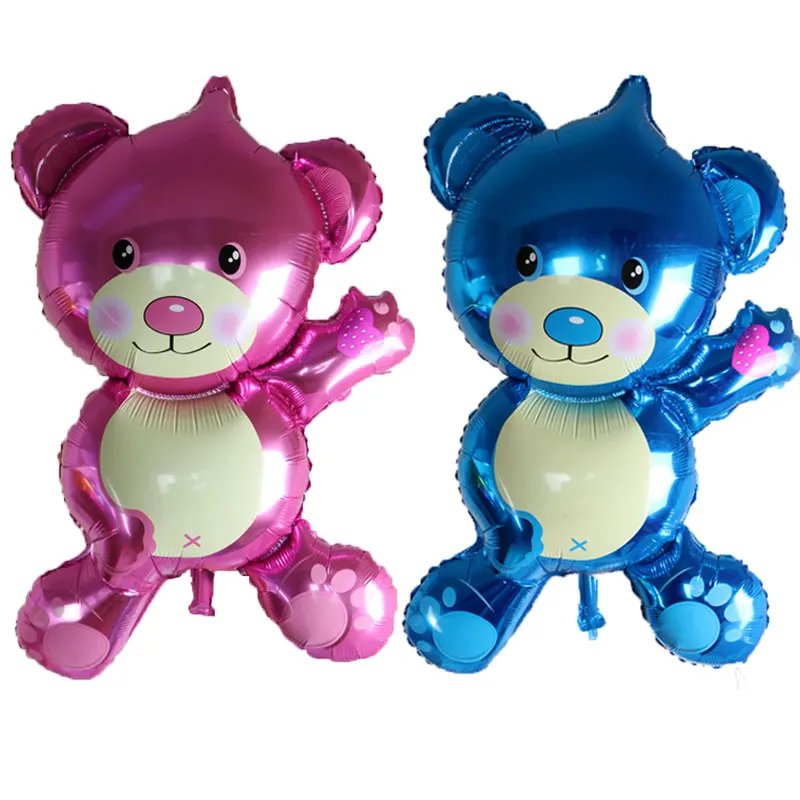 

new large Bear Cartoon Aluminum foil Balloons wedding Happy birthday Party decorations balloon kids toys