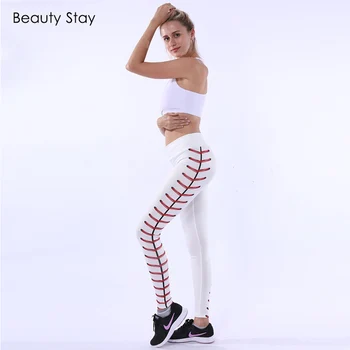 

Beauty Stay Women Leggings Solid High Waist Fitness Push Up Elastic Workout Sexy Ankle-Length Fashion White Skinny Pants