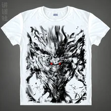 Free shipping 2016 hot sale japanese anime monster hunter Airou printed man women t shirt anime tops