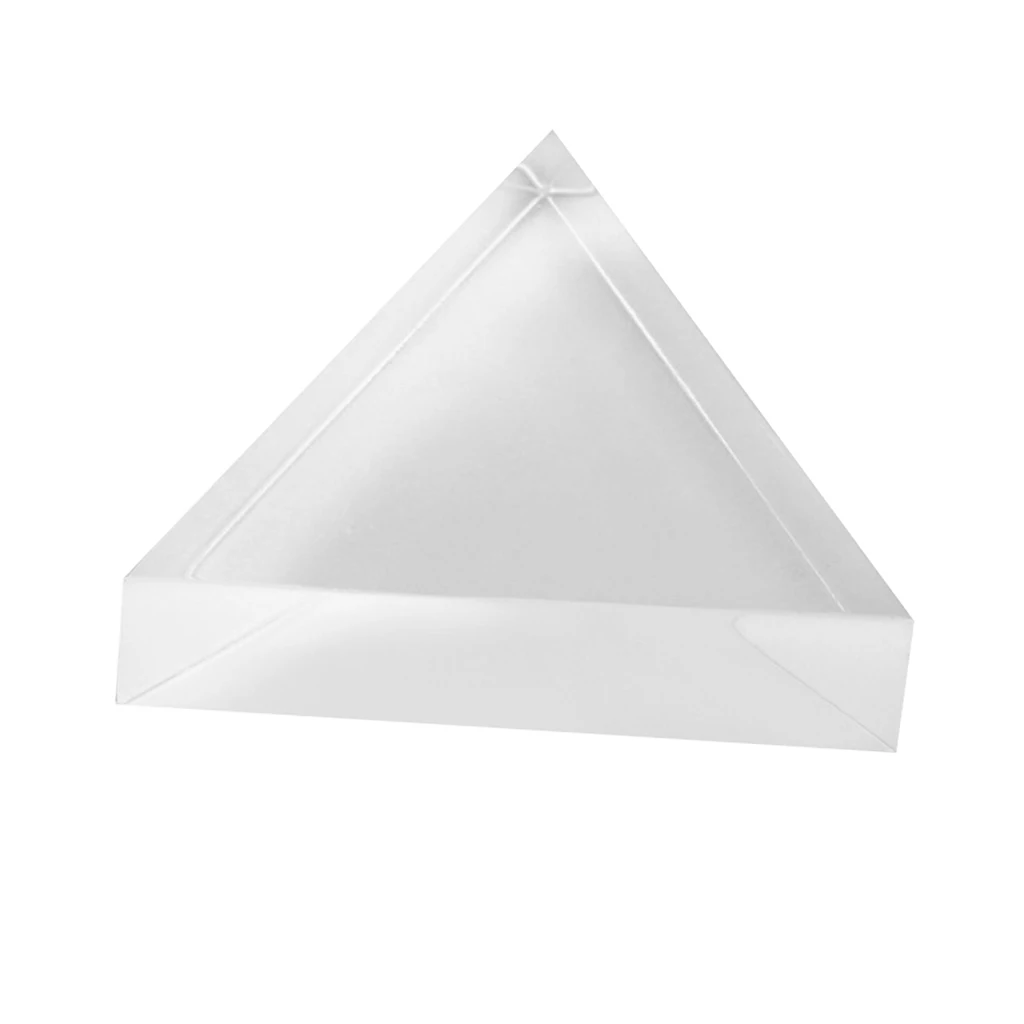 Acrylic Physical Triangular Optical Lens, Lab Equipment Experiment Tool