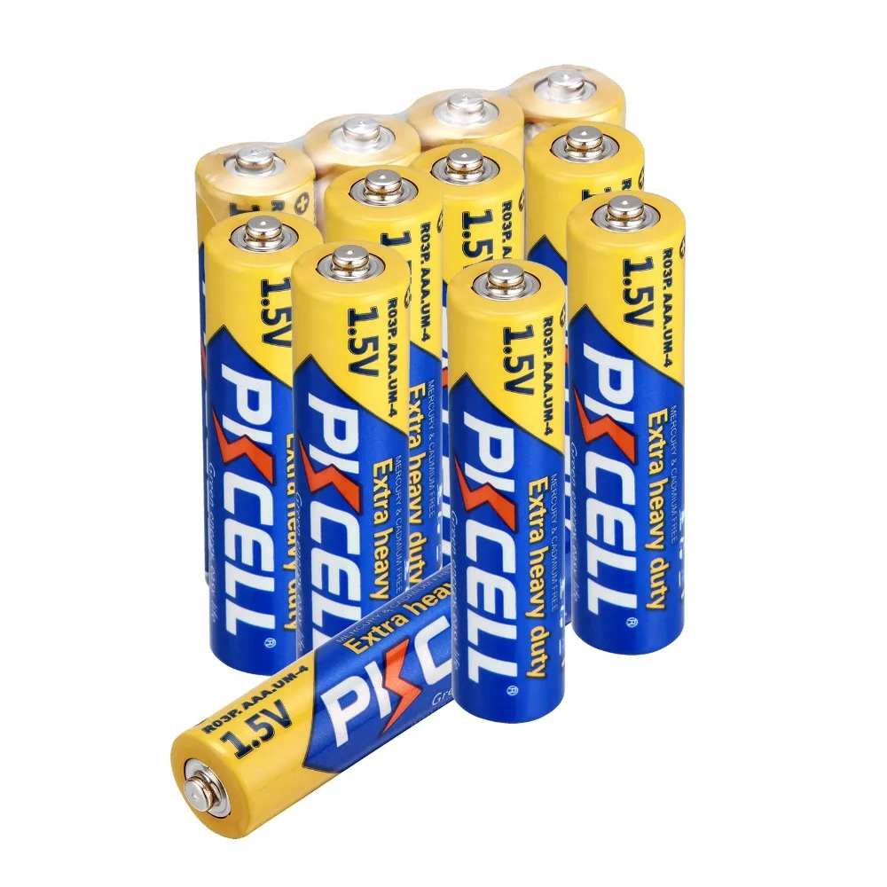 

12 pcs General New AAA Battery R03P 1.5V 3a Zinc Carbon Dry Batteries Primary Battery for remote control & toothbrushes