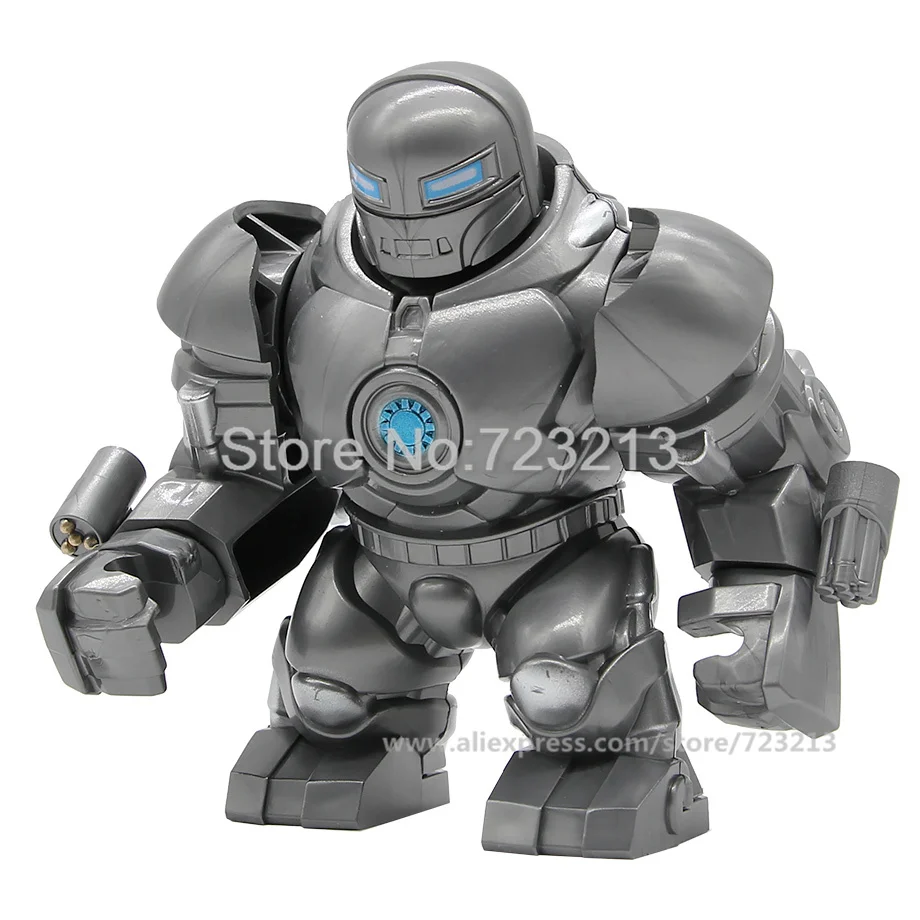Super Hero Whiplash Iron Monger Iron Man Hulkbuster Single Figure Set Avengers Endgame Building Blocks Model Bricks Kits Toys