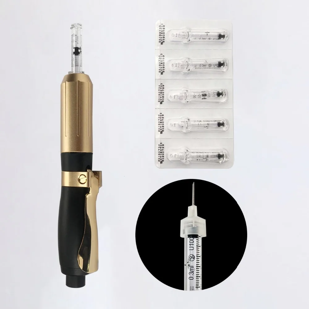 Cuidados com a Pele Hialurônico para Anti-rugas Hyaluron Conjunto Caneta Livre Personaliza Logotipo Caneta Seringa Converter Ferramentas Soro Mesoterapia Arma 12 Cheap Dispositivo de íons