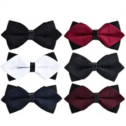 Новые бабочка узел Мужские аксессуары галстук бабочка черный красный галстук формальный коммерческий костюм Свадебная церемония