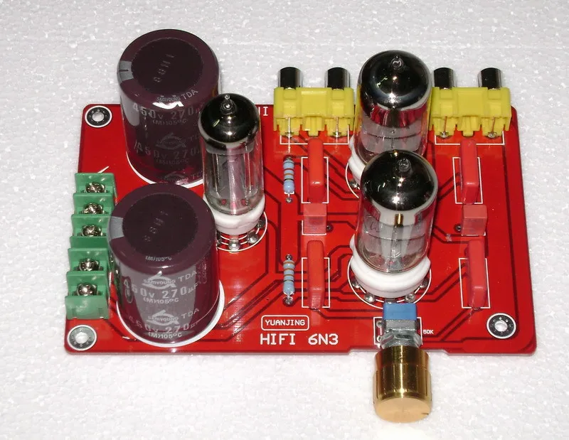 

YJ dual 150VAC-0-150VAC + 6.3VAC 6N3 tube preamp for amplifier